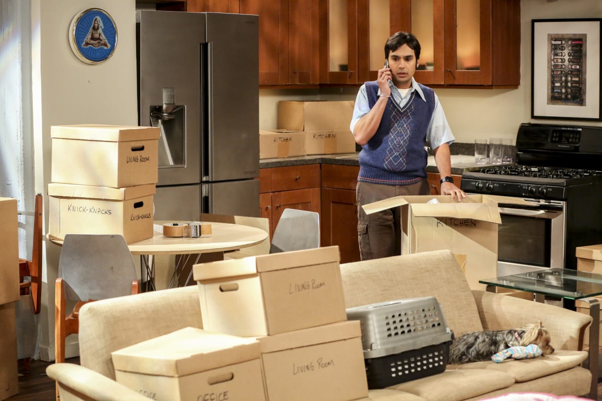 Raj Gets Ready to Move - The Big Bang Theory Season 10 Episode 18