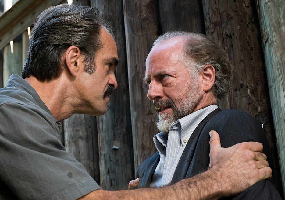 Simon talks with Gregory - The Walking Dead Season 7 Episode 14