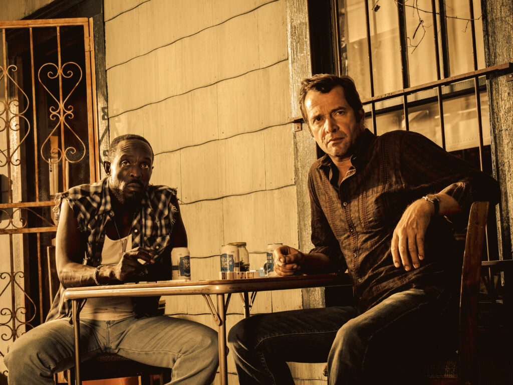 The Guys on Hap and Leonard: Mucho Mojo Season 2