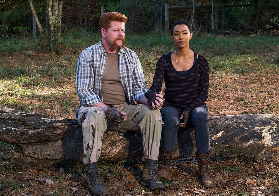 Abraham and Sasha - The Walking Dead Season 7 Episode 16