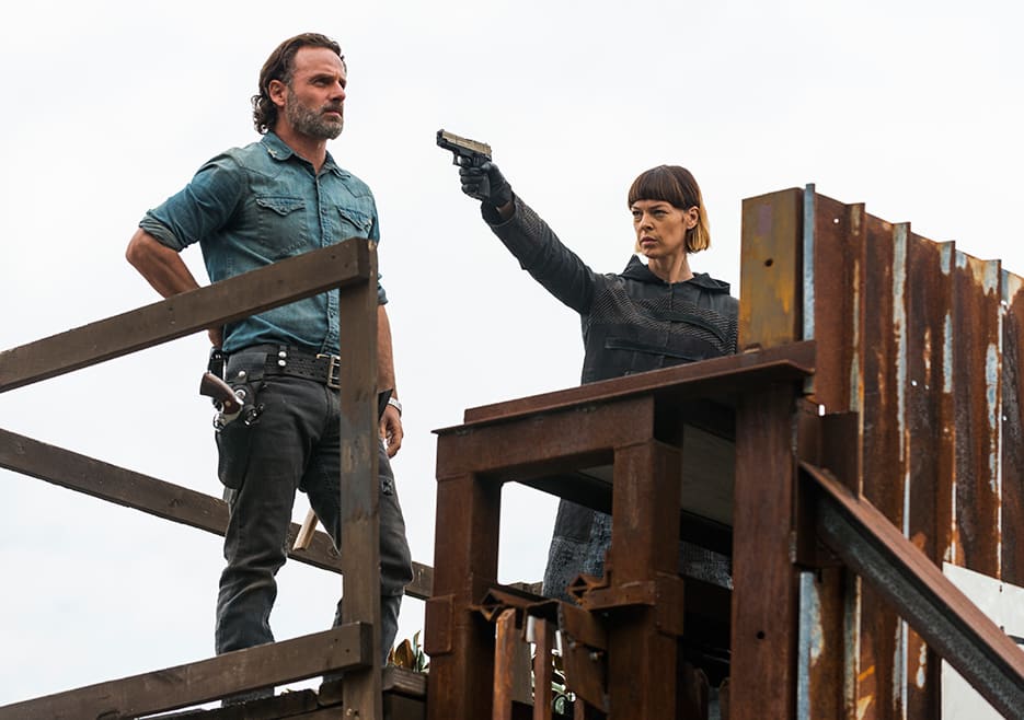 Jadis makes a move - The Walking Dead Season 7 Episode 16