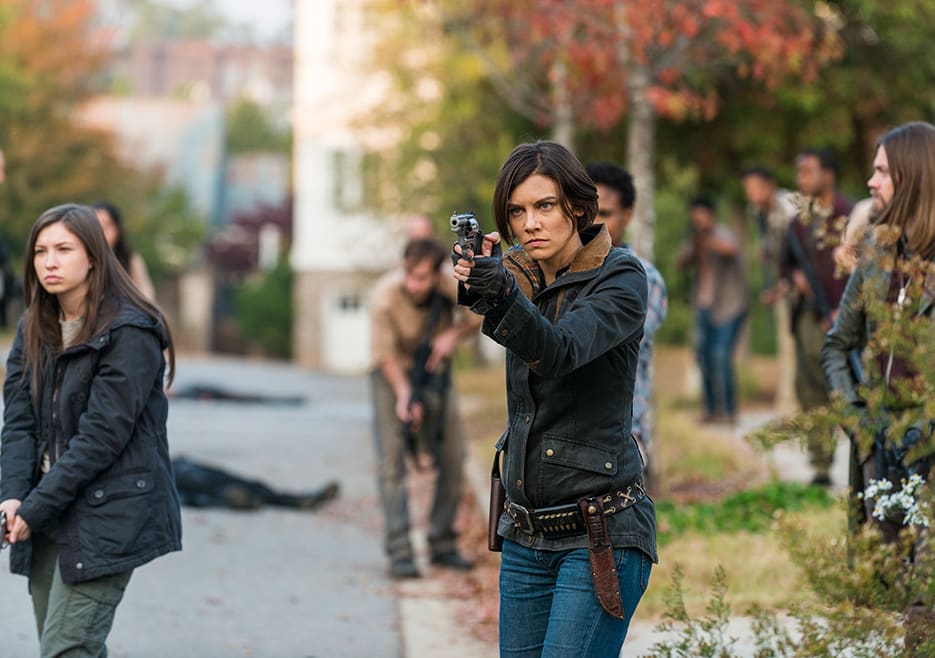 Maggie arrives - The Walking Dead Season 7 Episode 16