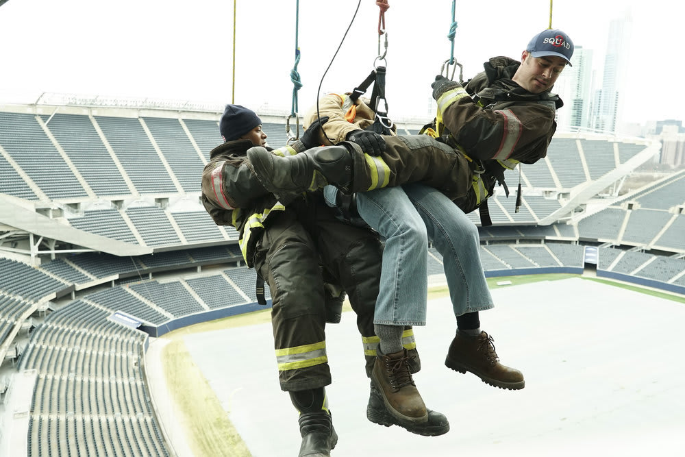 Hanging On a Rescue - Chicago Fire
