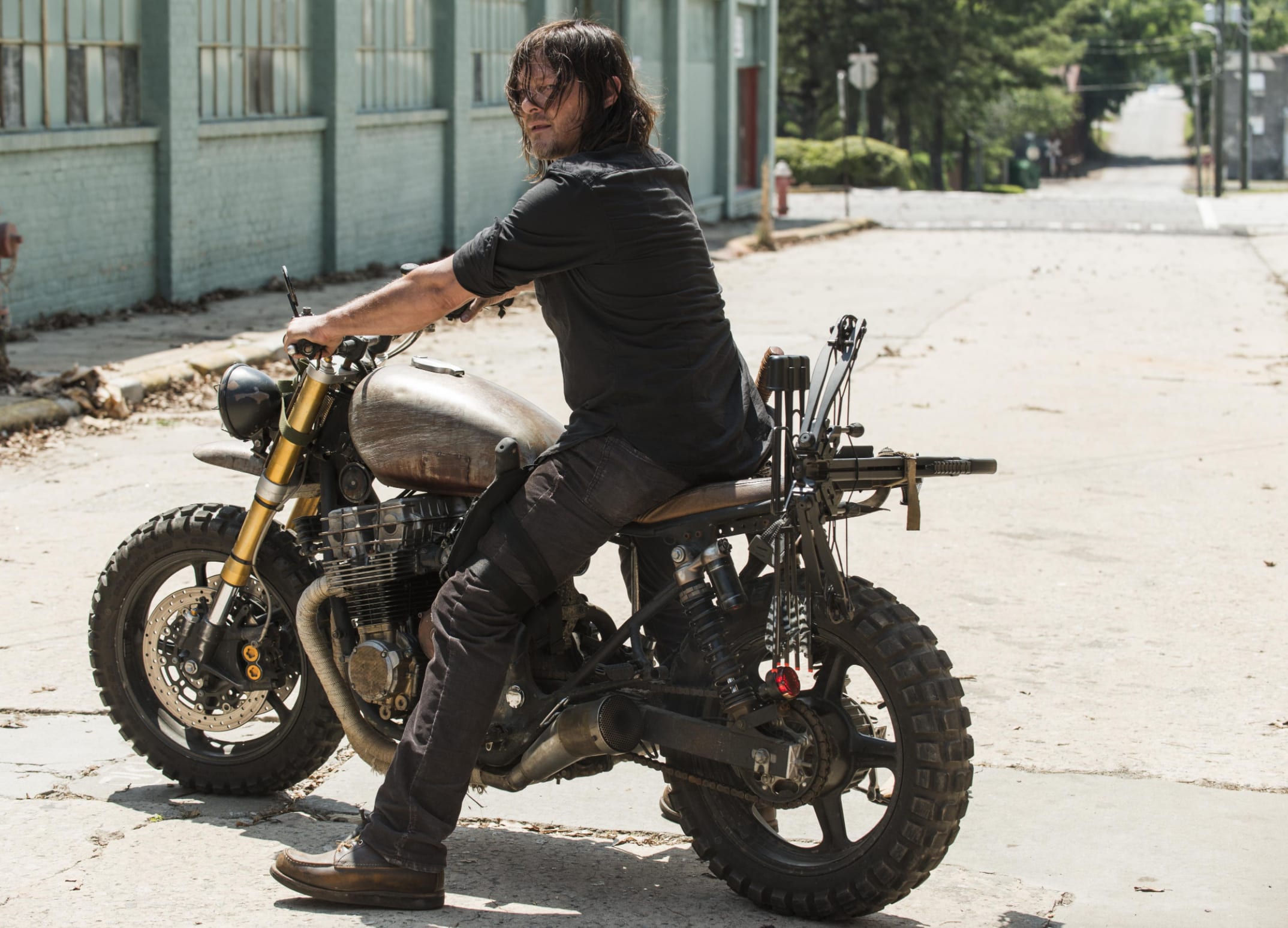 Daryl on his Motorcycle - The Walking Dead