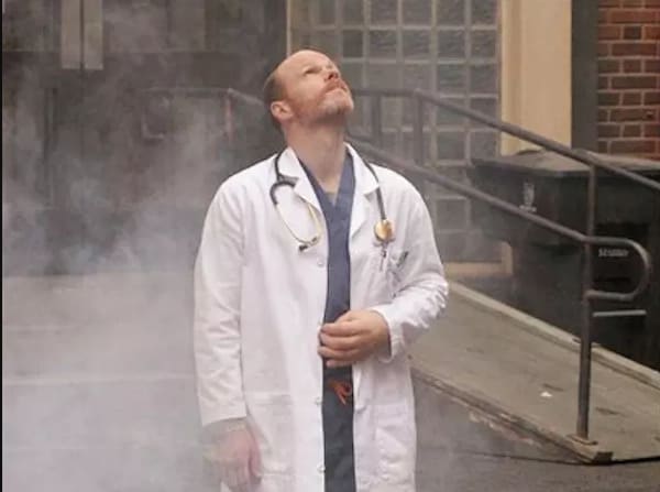 E.R. - Dr. Romano is Crushed by a Helicopter