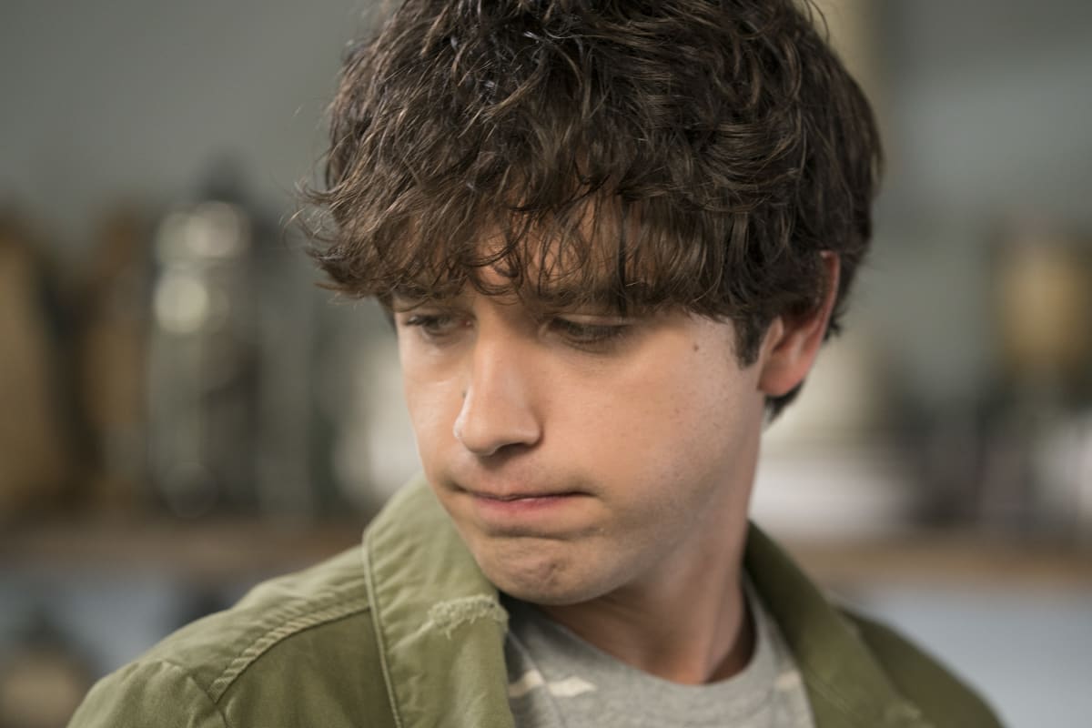 Brandon's Guilty Face - The Fosters Season 5 Episode 11