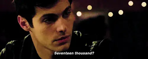 When Alec wants to know Magnus' number on 2x06