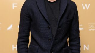 Toby Regbo Arrives at Event