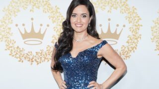 Danica McKellar at the 2019 TCA Winter Press Tour