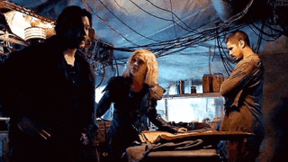 Gabriel and Bellamy (and Clarke) - The 100 Season 6 Episode 11