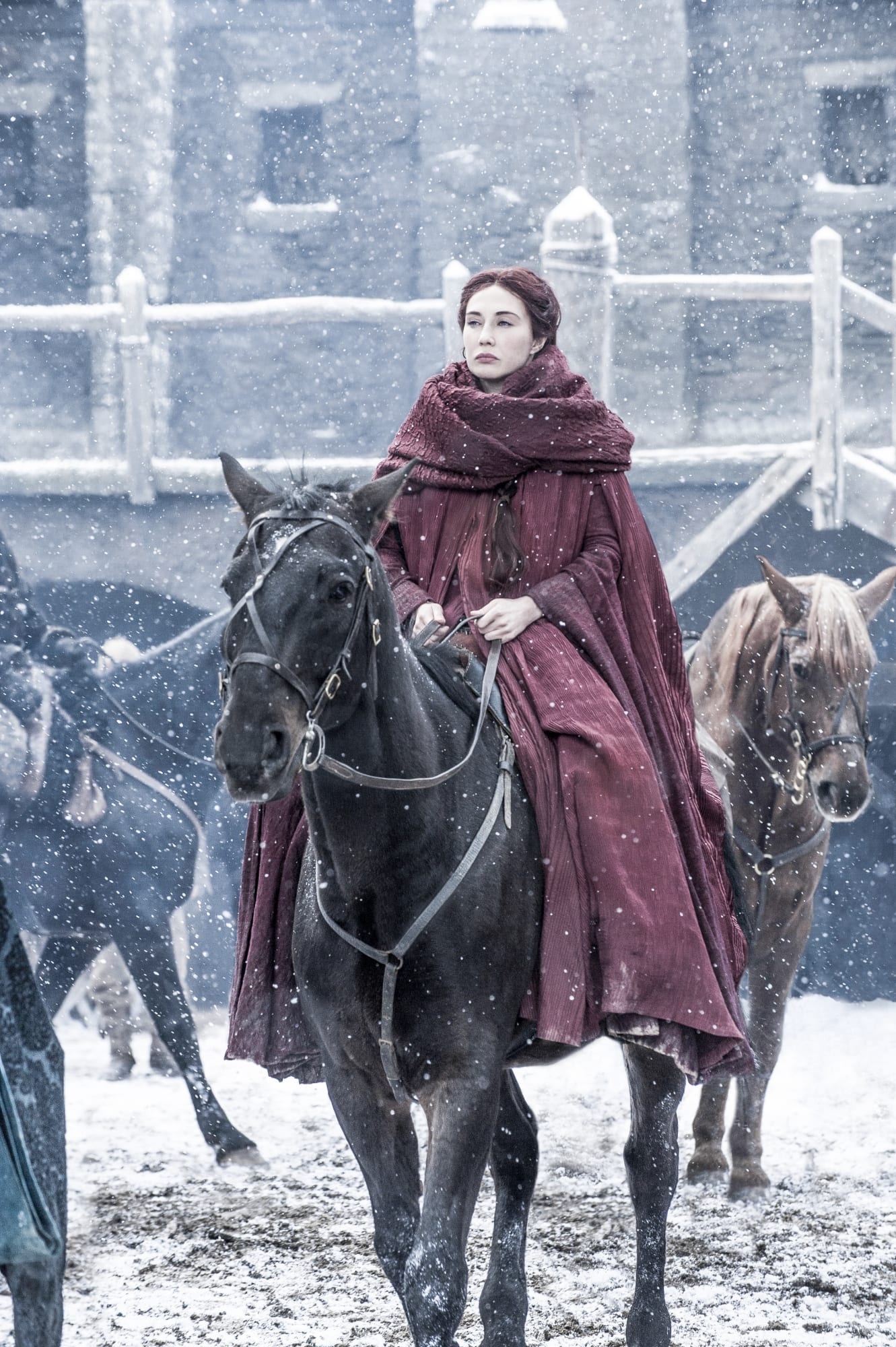 Melisandre at Castle Black - Game of Thrones