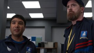 Nick Mohammed and Brendan Hunt on Ted Lasso Season 1 Episode 3