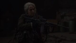 Carol Has a Gun - The Walking Dead
