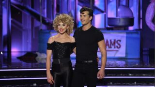Mel C and pro Gleb Savchenko on Grease Night - Dancing With the Stars