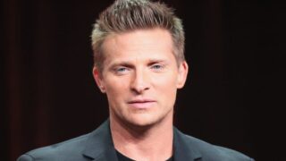 Steve Burton speaks onstage at the 'General Hospital' panel 