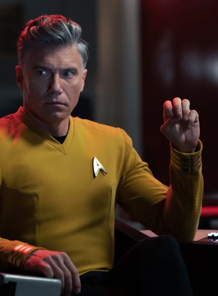 Pike's Alarmed Look - Star Trek: Strange New Worlds Season 1 Episode 10