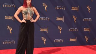 Sharna Burgess attends the 2018 Creative Arts Emmys Day 2 at Microsoft Theater 