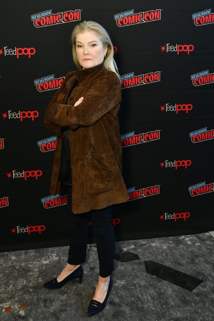 Kate Mulgrew attends the StarTrek Panel during New York Comic Con