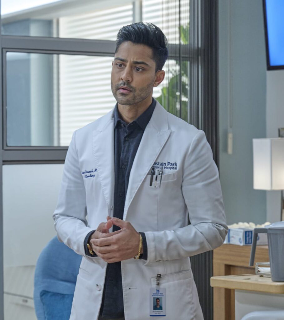 Worried Future Uncle -tall - The Resident Season 6 Episode 3