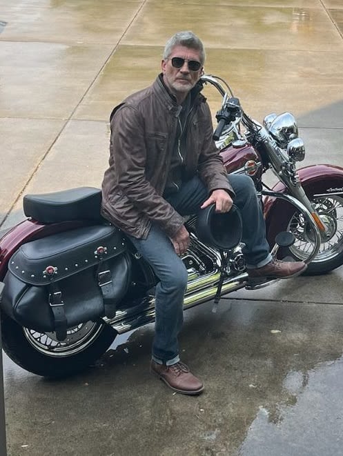 Biker Silver Fox - A Christmas Spark