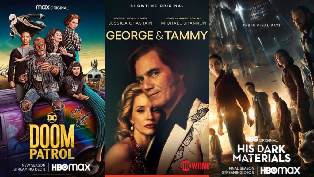Doom Patrol, George & Tammy, His Dark Materials
