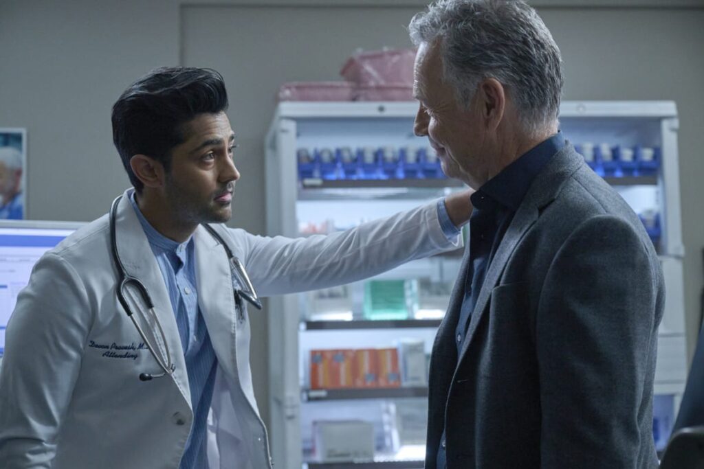 Devon Supports Bell - The Resident Season 6 Episode 13