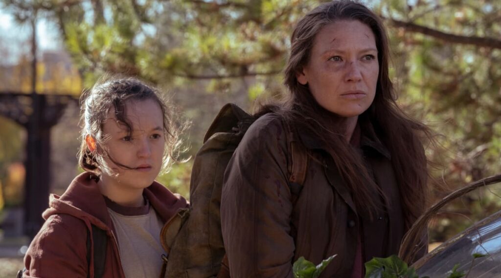 Ellie and Tess Looking at the City - The Last of Us