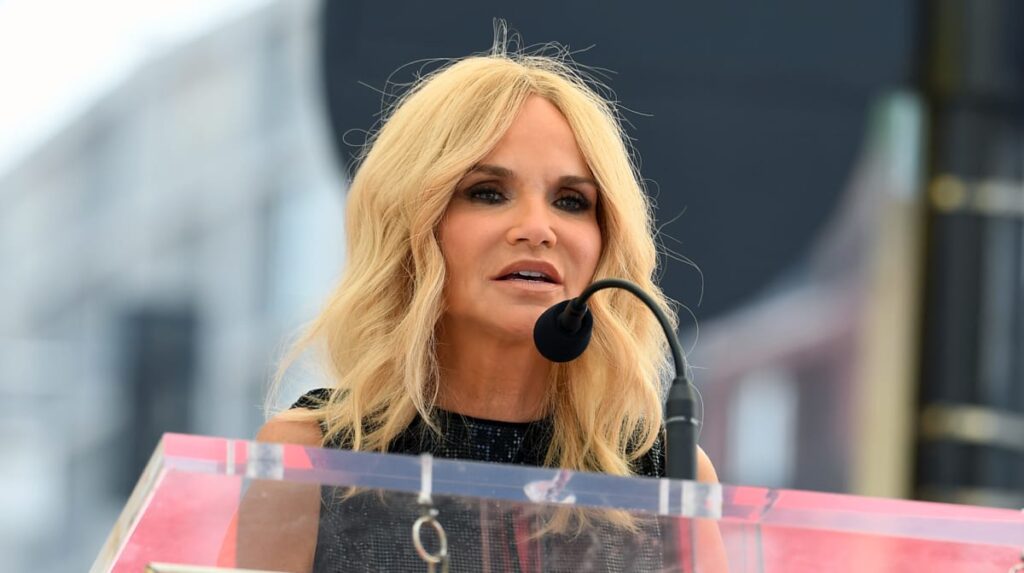 Kristin Chenoweth speaks onstage during The Hollywood Walk of Fame