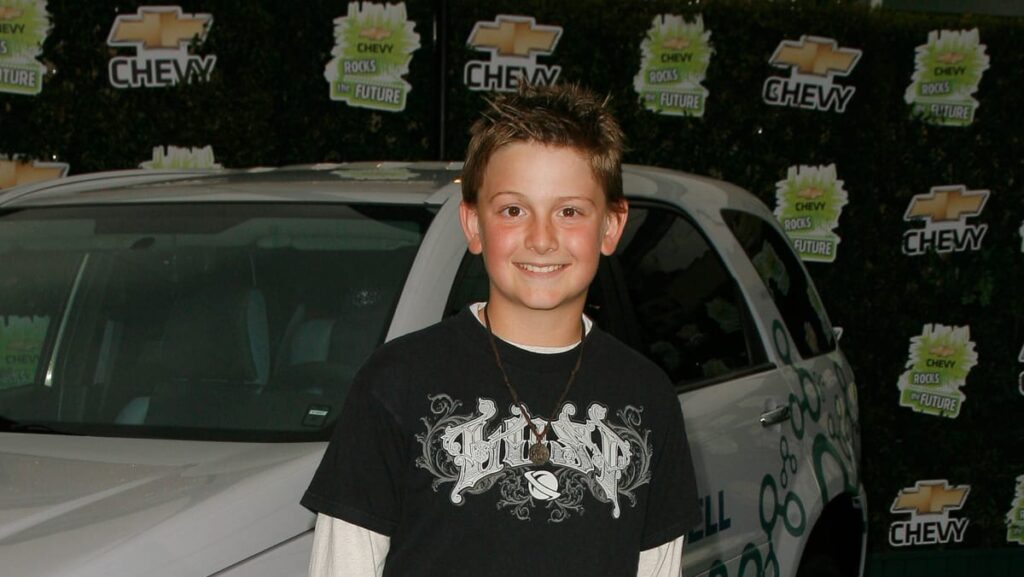 Actor Austin Majors arrives at Chevy Rocks The Future at the Buena Vista Lot