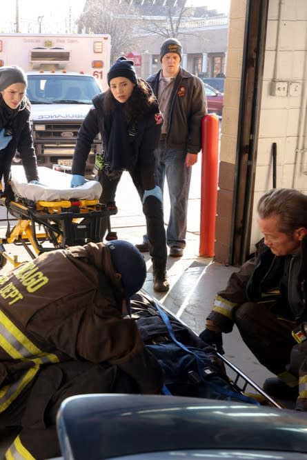 Brett Blake Violet and Mouch - Chicago Fire Season 11 Episode 13