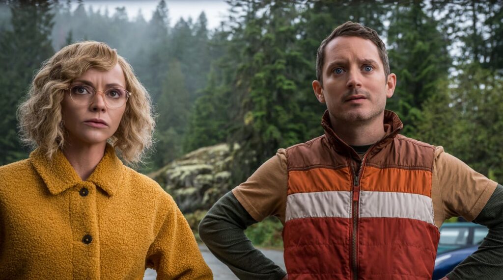 Christina Ricci and Elijah Wood on Season 2