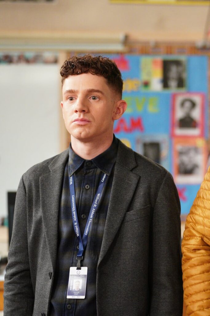 Jacob in classroom-Abbott Elementary Season 2 Episode 14