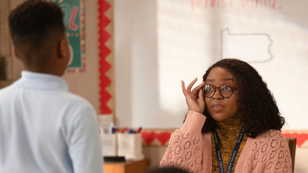 Janine and Valentine Main-Abbott Elementary Season 2 Episode 14