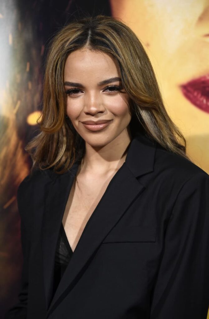Leslie Grace attends the Premiere Of Columbia Pictures'