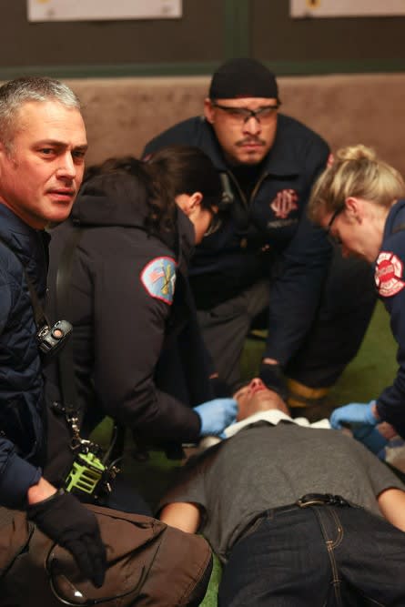 Severide Violet Cruz Sylvie - Chicago Fire Season 11 Episode 13