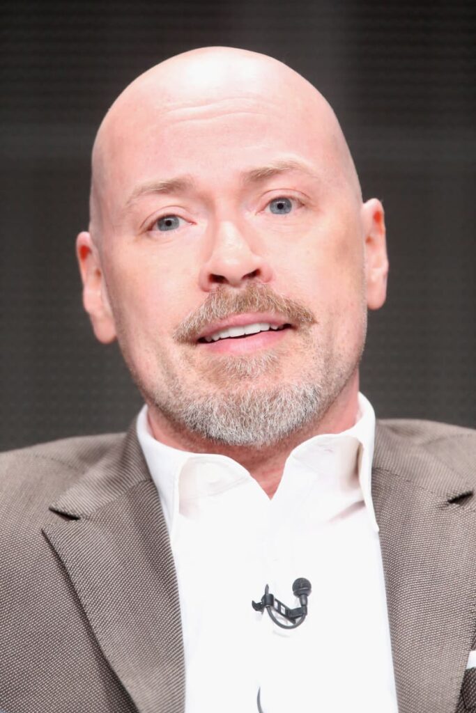 Showrunner Steven DeKnight speaks onstage during the Netflix showrunners panel 