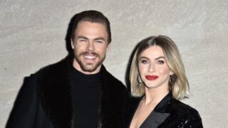 Derek Hough and Julianne Hough attends the 87th Annual Rockefeller Center Christmas Tree Lighting Ceremony at Rockefeller Center 