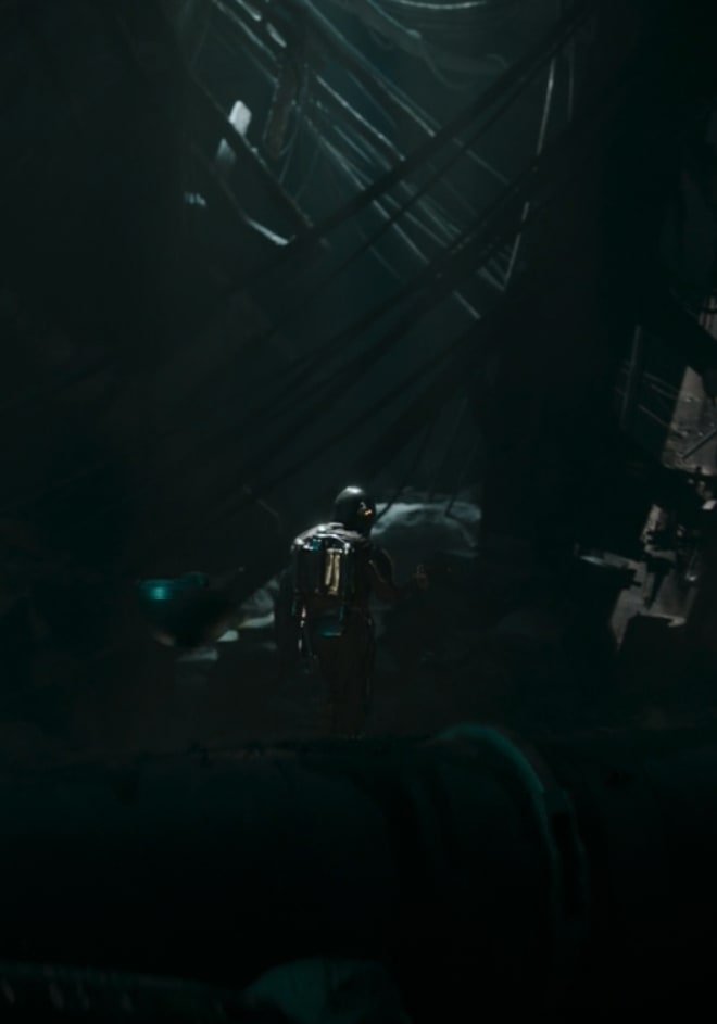 Din Searches - The Mandalorian Season 3 Episode 2