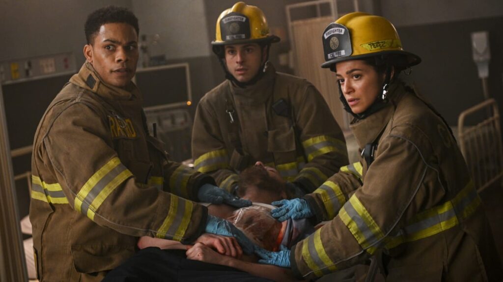 L - Jake, Gabriela and Colin - Fire Country Season 1 Episode 16