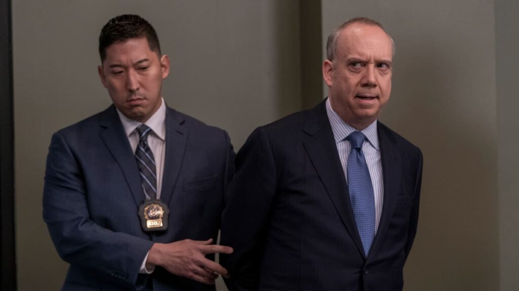 Paul Giamatti as Chuck Rhoades on Billions Season 6