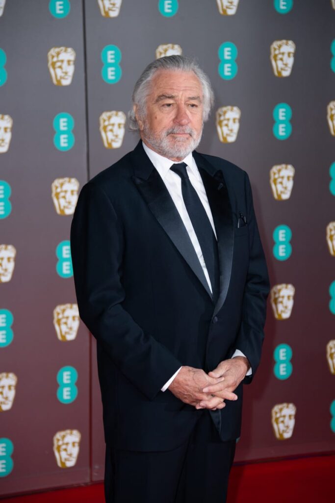 Robert De Niro attends the EE British Academy Film Awards 2020 at Royal Albert Hall
