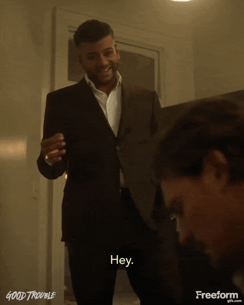 Dennis and Jeet (Gif) - Good Trouble Season 5 Episode 6