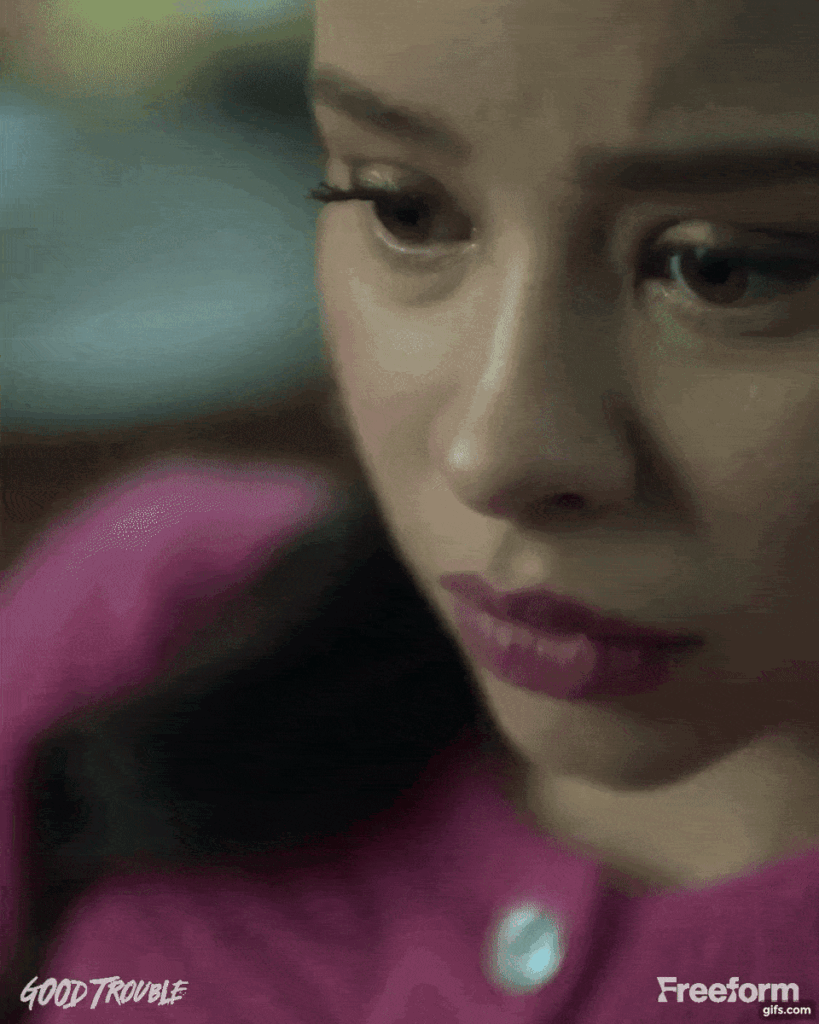 Evan's Update (GIF) - Good Trouble Season 5 Episode 5