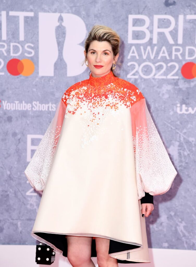 Jodie Whittaker attends The BRIT Awards 2022 at The O2 Arena