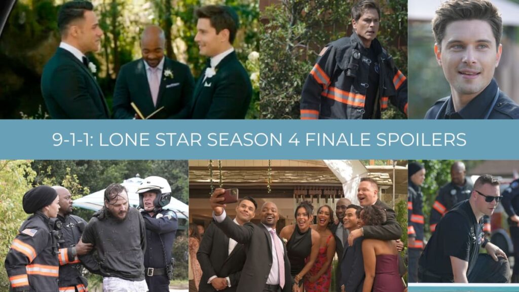9-1-1 Lone Star Season 4 Finale Collage - 9-1-1: Lone Star