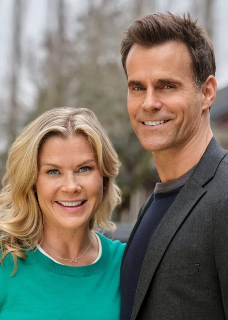 Alison Sweeney and Cameron Mathison for Carrot Cake Murder