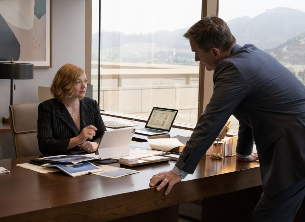 Shiv and Tom Working Together - Succession Season 4 Episode 6