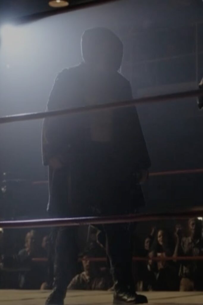 A Mysterious Hooded Wrestler - Heels