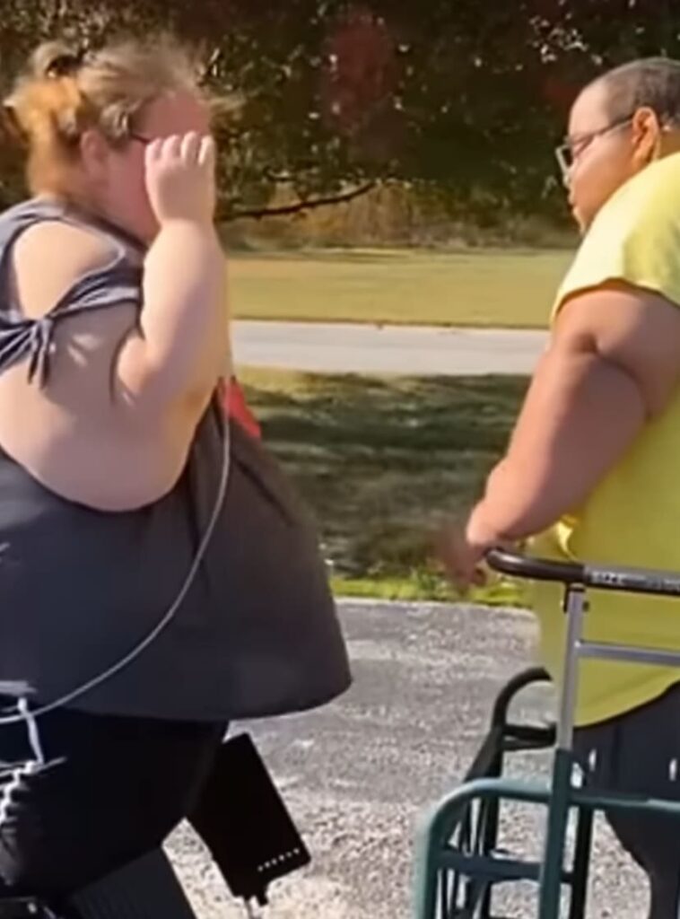 Caleb and Tammy in the Parking Lot