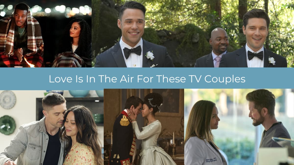 Love Is In The Air For These TV Couples 